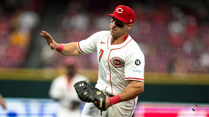 Cincinnati Reds first baseman Spencer Steer