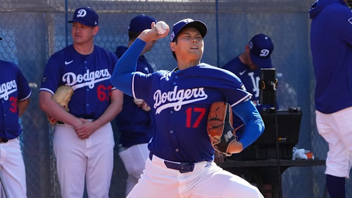 Ohtani is on track to toe the rubber in game action in May.