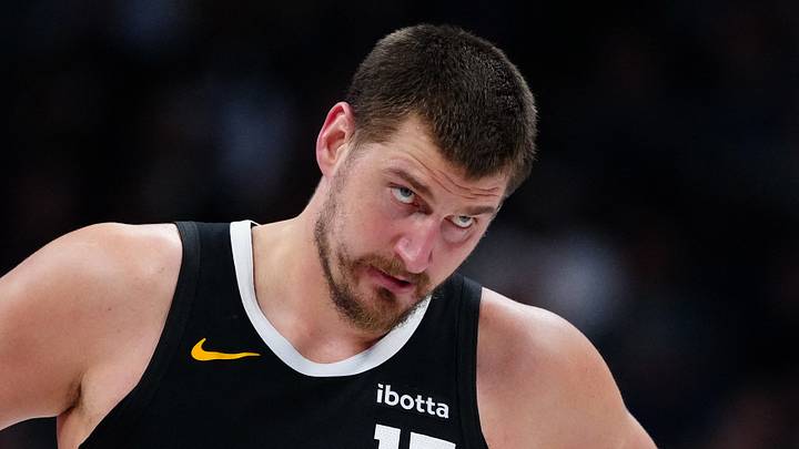 Mar 6, 2026; Denver, Colorado, USA; Denver Nuggets center Nikola Jokic (15) during the second quarter against the New York Knicks at Ball Arena. Mandatory Credit: Ron Chenoy-Imagn Images Mar 6, 2026; Denver, Colorado, USA; Denver Nuggets center Nikola Jokic (15) during the second quarter against the New York Knicks at Ball Arena. Mandatory Credit: Ron Chenoy-Imagn Images