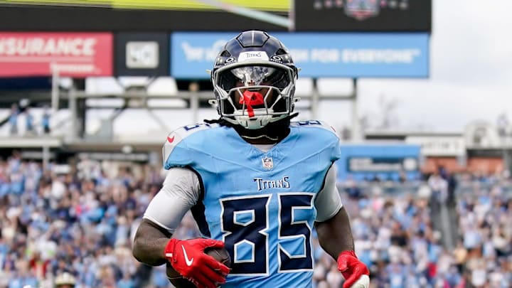 Tennessee Titans tight end Chig Okonkwo