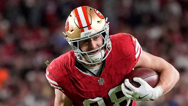 San Francisco 49ers tight end Jake Tonges San Francisco 49ers tight end Jake Tonges