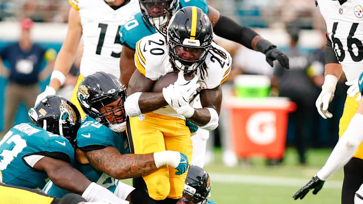 Pittsburgh Steelers running back Kaleb Johnson