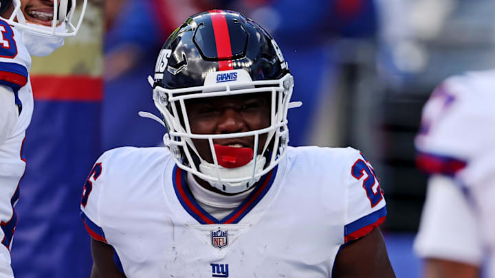 New York Giants running back Devin Singletary  