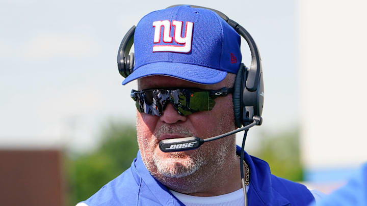 New York Giants - defensive coordinator Don \"Wink\" Martindale New York Giants - defensive coordinator Don \"Wink\" Martindale