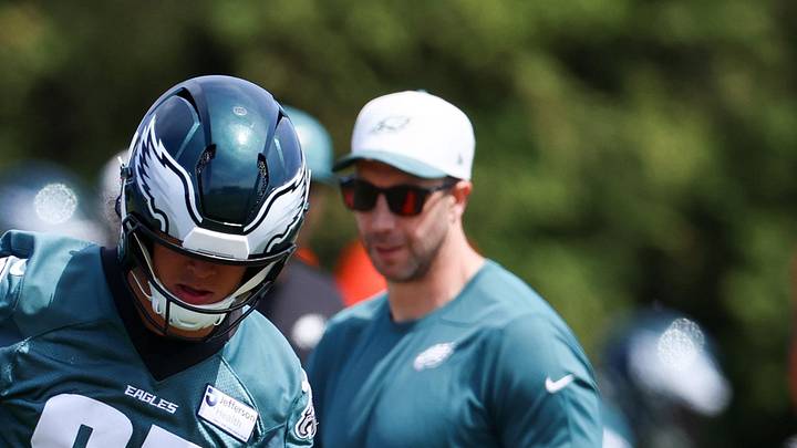 Philadelphia Eagles tight end Eli Stowers Philadelphia Eagles tight end Eli Stowers