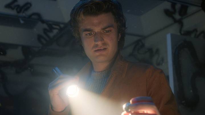 STRANGER THINGS: SEASON 5. Joe Keery as Steve Harrington in Stranger Things: Season 5. 