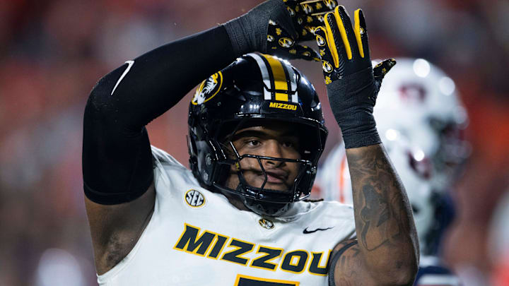 Missouri Tigers defensive tackle Chris McClellan.