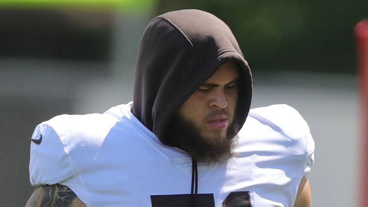 Cleveland Browns left tackle Jedrick Wills Jr.