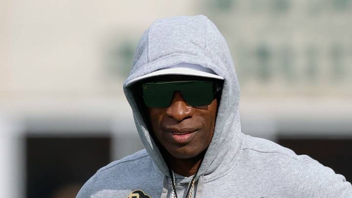 Sep 26, 2026; Waco, Texas, USA; Colorado Buffaloes head coach Deion Sanders watches warmups before the game against the Baylor Bears at McLane Stadium. Sep 26, 2026; Waco, Texas, USA; Colorado Buffaloes head coach Deion Sanders watches warmups before the game against the Baylor Bears at McLane Stadium.