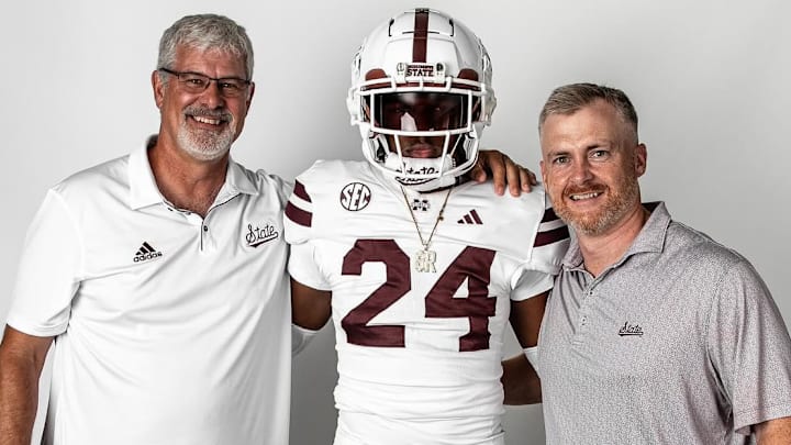 New Mississippi State safety committee Tomareo Johnson during his official visit with the Bulldogs 
