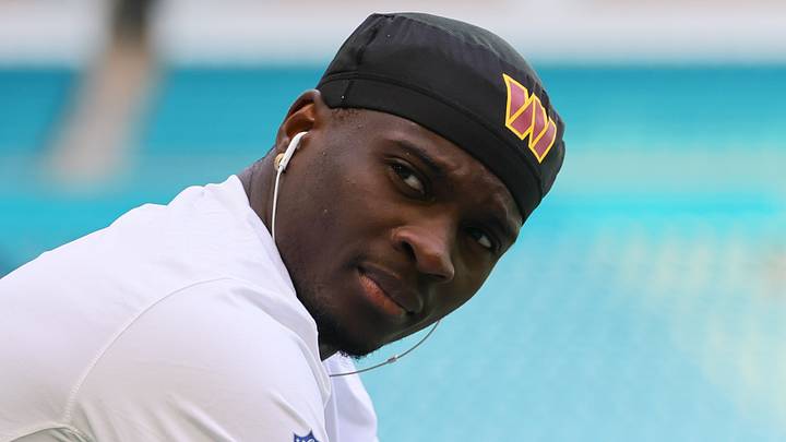 Washington Commanders cornerback Mike Sainristil
