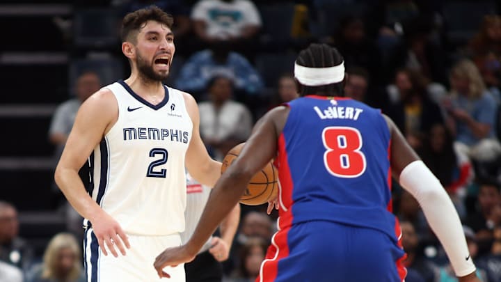 Oct 6, 2025; Memphis, Tennessee, USA; Memphis Grizzlies guard Ty Jerome (2) dribbles during the fourth quarter against the Detroit Pistons at FedExForum. Mandatory Credit: Petre Thomas-Imagn Images Oct 6, 2025; Memphis, Tennessee, USA; Memphis Grizzlies guard Ty Jerome (2) dribbles during the fourth quarter against the Detroit Pistons at FedExForum. Mandatory Credit: Petre Thomas-Imagn Images