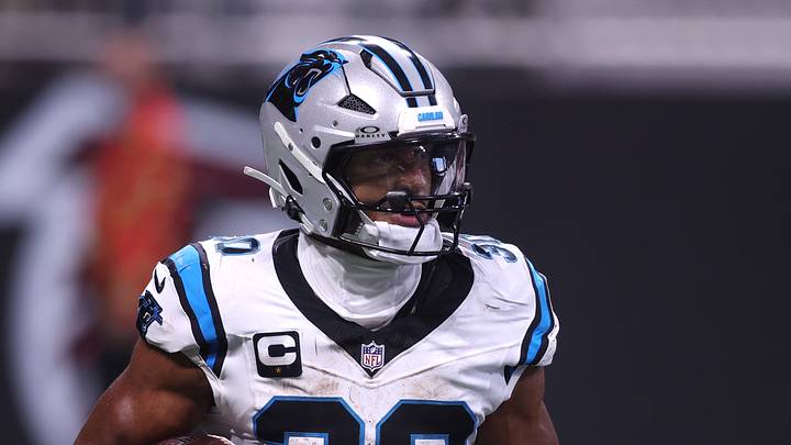 Carolina Panthers running back Chuba Hubbard (30)