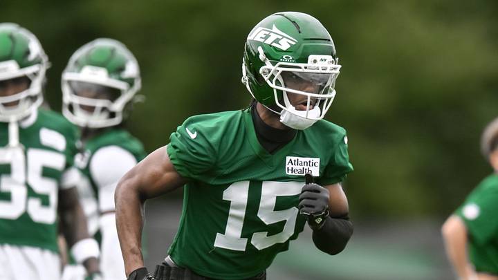 New York Jets wide receiver Adonai Mitchell New York Jets wide receiver Adonai Mitchell