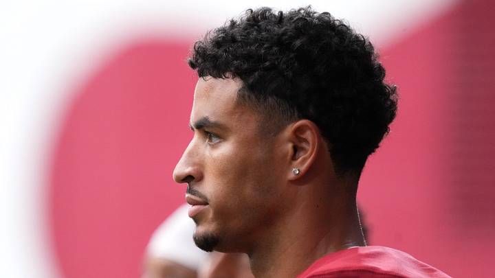 Arizona Cardinals receiver Michael Wilson practices during training camp at State Farm Stadium in Glendale on July 26, 2026. Arizona Cardinals receiver Michael Wilson practices during training camp at State Farm Stadium in Glendale on July 26, 2026.