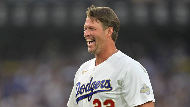 Los Angeles Dodgers former player Clayton Kershaw (22) Los Angeles Dodgers former player Clayton Kershaw (22)