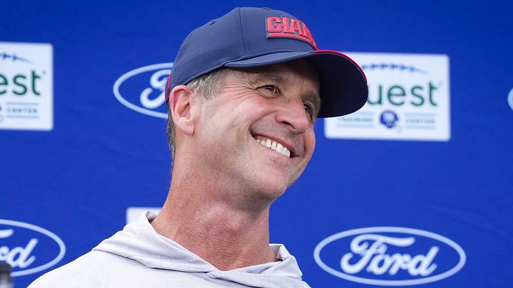 New York Giants - head coach John Harbaugh New York Giants - head coach John Harbaugh