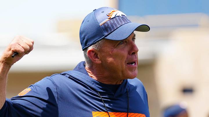Denver Broncos head coach Sean Payton Denver Broncos head coach Sean Payton
