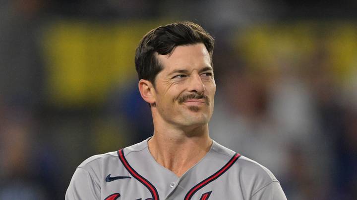 Los Angeles, California, USA; Atlanta Braves left fielder Mike Yastrzemski (18) reacts to a strikeout during the sixth inning Los Angeles Dodgers at Dodger Stadium. Mandatory Credit: Jayne Kamin-Oncea-Imagn Images Los Angeles, California, USA; Atlanta Braves left fielder Mike Yastrzemski (18) reacts to a strikeout during the sixth inning Los Angeles Dodgers at Dodger Stadium. Mandatory Credit: Jayne Kamin-Oncea-Imagn Images