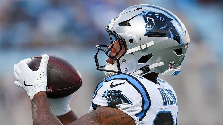 Carolina Panthers running back A.J. Dillon 