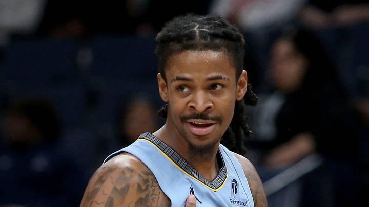 Jan 21, 2026; Memphis, Tennessee, USA; Memphis Grizzlies guard Ja Morant (12) reacts during the first quarter against the Atlanta Hawks at FedExForum. Mandatory Credit: Petre Thomas-Imagn Images Jan 21, 2026; Memphis, Tennessee, USA; Memphis Grizzlies guard Ja Morant (12) reacts during the first quarter against the Atlanta Hawks at FedExForum. Mandatory Credit: Petre Thomas-Imagn Images