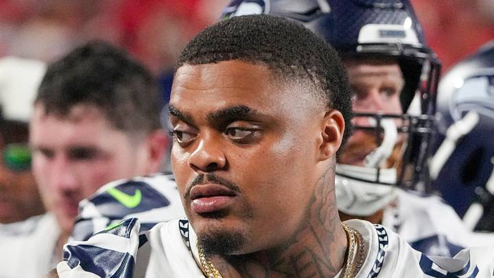 Seattle Seahawks defensive tackle Byron Murphy II on the sidelines