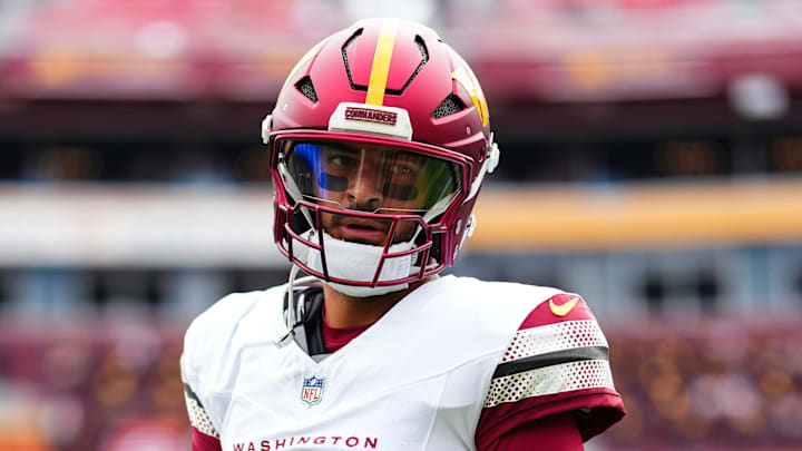 Washington Commanders quarterback Marcus Mariota