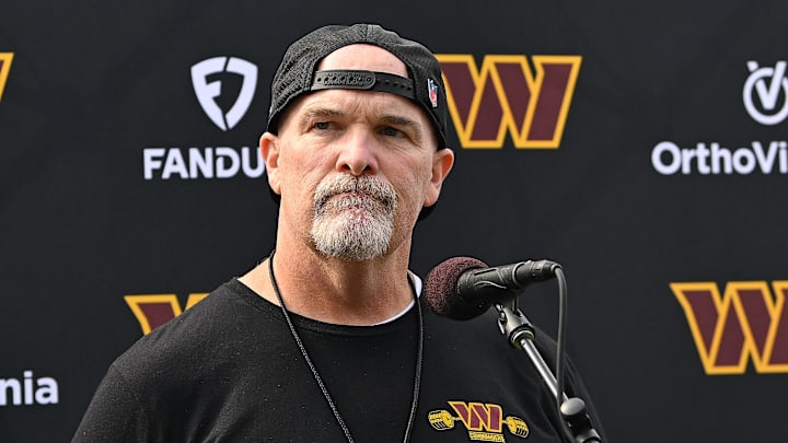 Washington Commanders head coach Dan Quinn Washington Commanders head coach Dan Quinn