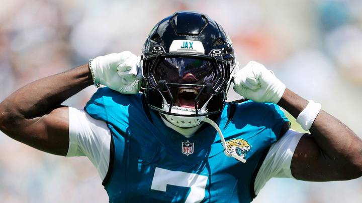 Jacksonville Jaguars wide receiver Brian Thomas Jr. Jacksonville Jaguars wide receiver Brian Thomas Jr.