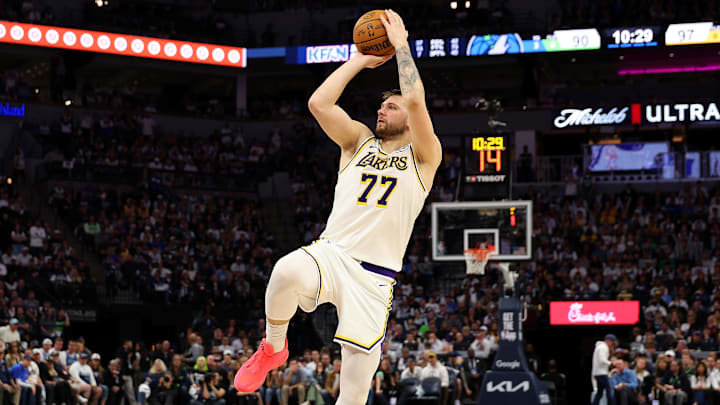 Los Lakers adquirieron a Luka Doncic en un canje a inicios de febrero pasado
