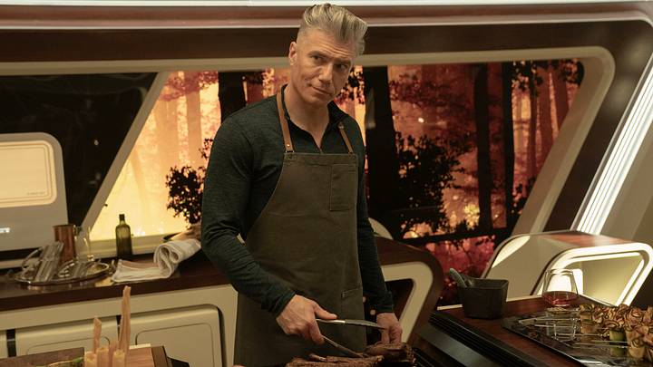 Star Trek: Strange New Worlds Anson Mount Captain Christopher Pike Star Trek: Strange New Worlds Anson Mount Captain Christopher Pike