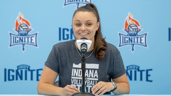 Indy Ignite head coach Lauren Bertolacci