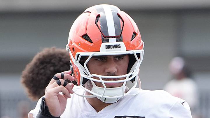 Browns rookie left tackle tackle Spencer Fano