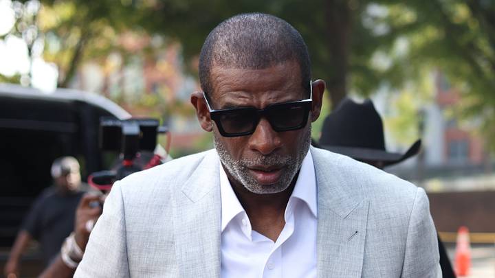 Sep 3, 2026; Atlanta, Georgia, USA; Colorado Buffaloes head coach Deion Sanders arrives at Bobby Dodd Stadium at Hyundai Field. Mandatory Credit: Brett Davis-Imagn Images Sep 3, 2026; Atlanta, Georgia, USA; Colorado Buffaloes head coach Deion Sanders arrives at Bobby Dodd Stadium at Hyundai Field. Mandatory Credit: Brett Davis-Imagn Images