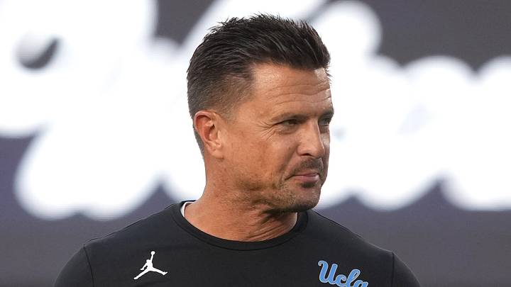 Sep 5, 2026; Berkeley, California, USA; UCLA Bruins head coach Bob Chesney before the game against the California Golden Bears at California Memorial Stadium. Mandatory Credit: Darren Yamashita-Imagn Images Sep 5, 2026; Berkeley, California, USA; UCLA Bruins head coach Bob Chesney before the game against the California Golden Bears at California Memorial Stadium. Mandatory Credit: Darren Yamashita-Imagn Images