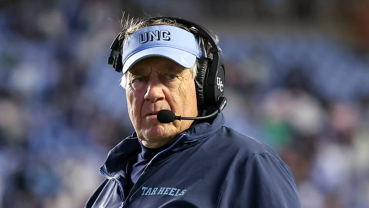 Oct 24, 2026; Chapel Hill, North Carolina, USA; North Carolina Tar Heels head coach Bill Belichick looks on during overtime against Syracuse Orange at Kenan Stadium. Mandatory Credit: Cory Knowlton-Imagn Images Oct 24, 2026; Chapel Hill, North Carolina, USA; North Carolina Tar Heels head coach Bill Belichick looks on during overtime against Syracuse Orange at Kenan Stadium. Mandatory Credit: Cory Knowlton-Imagn Images