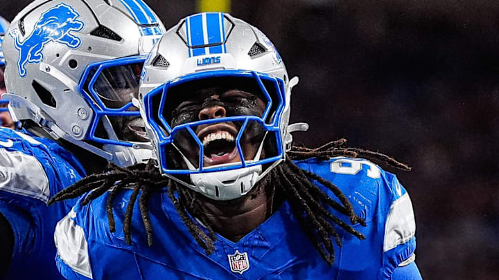 Detroit Lions defensive tackle Tyleik Williams (91).