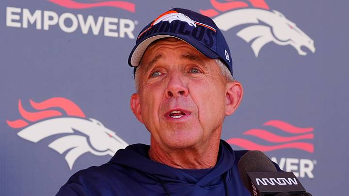 Denver Broncos head coach Sean Payton