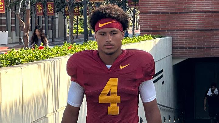 USC Trojans freshman wide receiver Trent Mosley