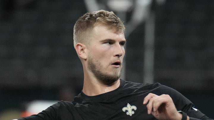 New Orleans Saints quarterback Tyler Shough 
