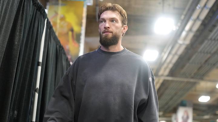 Oct 16, 2026; San Antonio, Texas, USA;  Sacramento Kings forward Domantas Sabonis (11) enters Frost Bank Center before a game against the San Antonio Spurs.  Mandatory Credit: Scott Wachter-Imagn Images