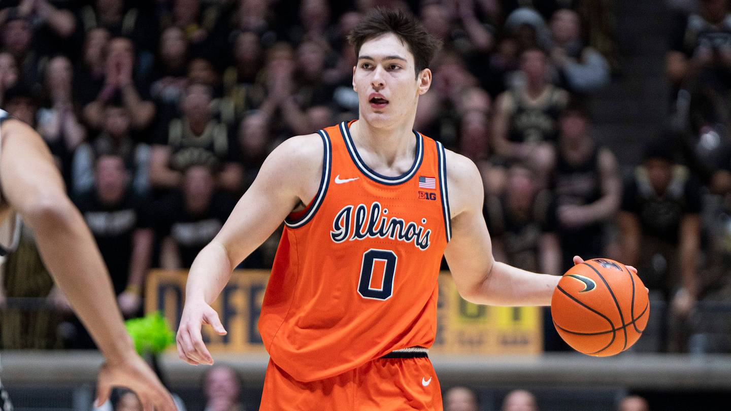 Illinois Basketball's David Mirkovic Lands in First Round of 2027 NBA Mock Draft