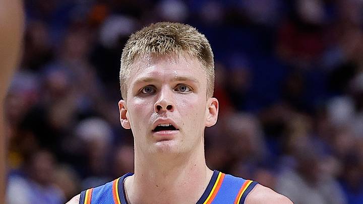 Oct 6, 2026; Tulsa, Oklahoma, USA; Oklahoma City Thunder guard Bennett Stirtz (14) stands with his team between plays during the second half against the New Orleans Pelicans at BOK Center. Mandatory Credit: Alonzo Adams-Imagn Images Oct 6, 2026; Tulsa, Oklahoma, USA; Oklahoma City Thunder guard Bennett Stirtz (14) stands with his team between plays during the second half against the New Orleans Pelicans at BOK Center. Mandatory Credit: Alonzo Adams-Imagn Images