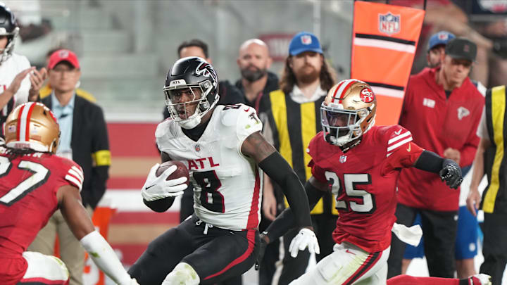 Atlanta Falcons tight end Kyle Pitts Atlanta Falcons tight end Kyle Pitts