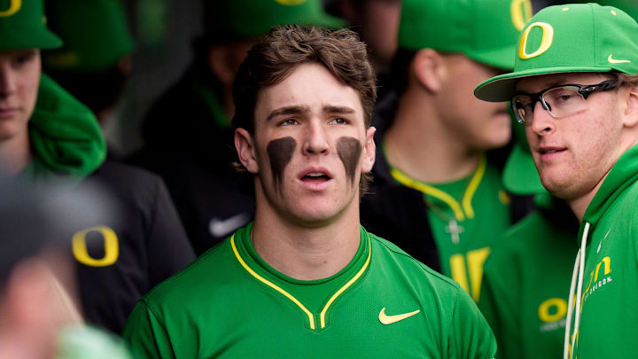 Oregon Ducks usc trojans odds Jack Brooks ncaa tournament regional upset pk park rpi omaha Mark Wasikowski big ten seed eugene