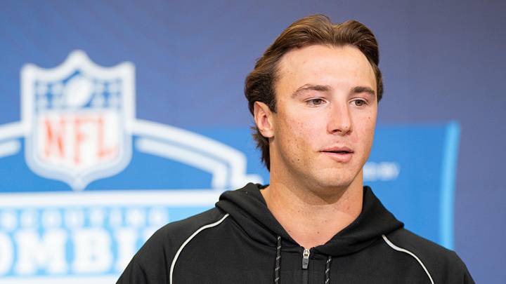 New York Jets quarterback Cade Klubnik