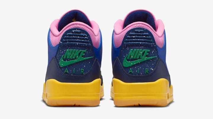 The Air Jordan 3 "Brazil" colorway drops on Saturday, May 16. The Air Jordan 3 "Brazil" colorway drops on Saturday, May 16.