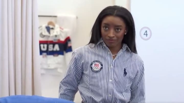 Simone Biles was not a fan of these Olympic outfits. 