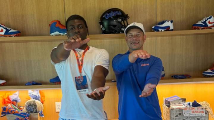 Four-star tackle Samuel Bailey has committed to Florida. Four-star tackle Samuel Bailey has committed to Florida.