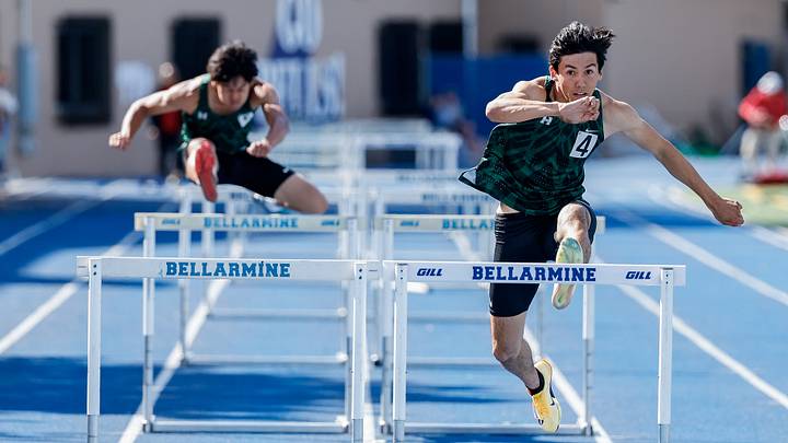 Harker School hurdler Brady Tse was nearly a two-event champion at the 2026 CIF Track and Field Championships, earning the state title in the 300 hurdles with a personal best time of 36.23, and placing second in the 110 hurdles with another PB of 13.46.